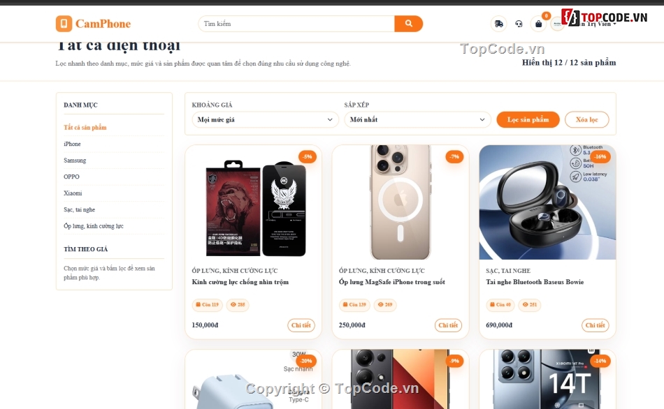 Website bán hàng,Web bán hàng,chat bot